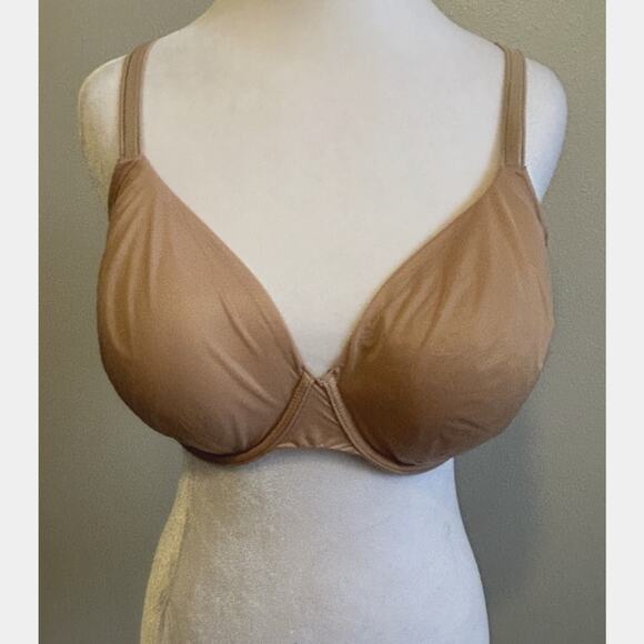 Victoria's Secret Lined Perfect Coverage Bra Size 36DDD Nude Convertible Straps - Picture 1 of 9